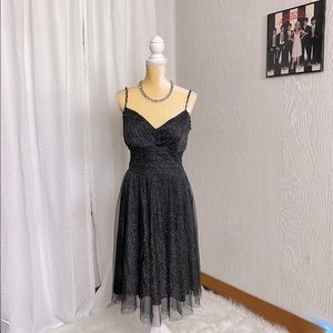 NYE Silver Sparkle Sangria Party Dress 14